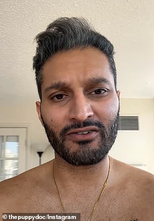 The Latest: Love Is Blind Abhishek 'Shake' Chatterjee's character, 33, took to Instagram on Monday to criticize show host Nick Lachey, 48, after a confrontation in the show's second season reunion episode regarding his career as a vet