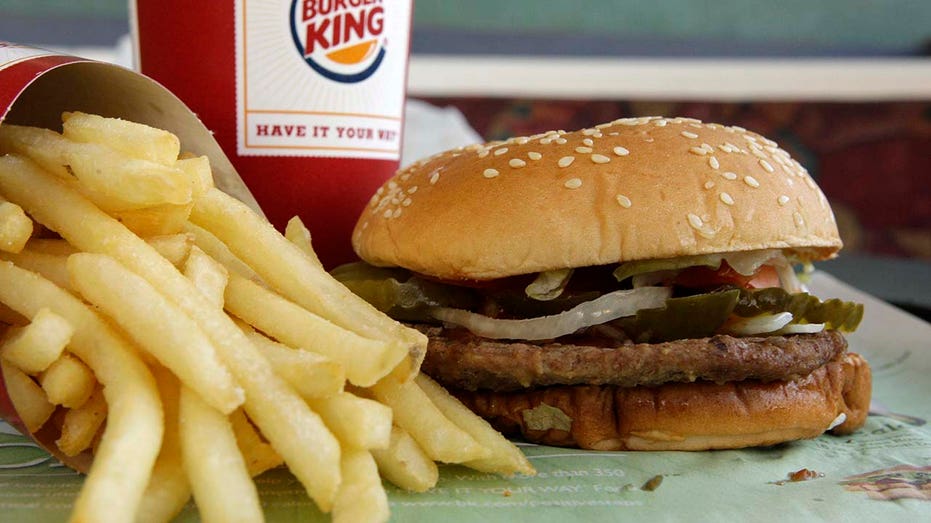 King Whopper Burger, French Fries and Soda