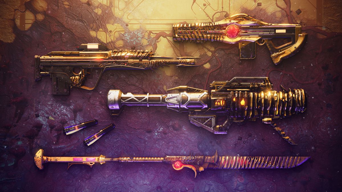 A showcase of new weapons in Destiny 2's Season of the Haunted