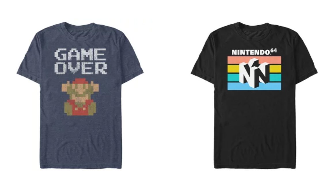 Pictures of Nintendo designer T-shirts