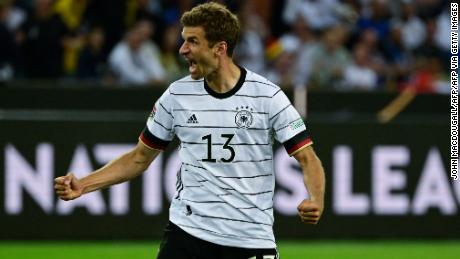 Muller scored his 44th international goal in Germany's victory over Italy.