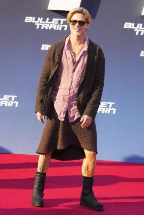 Brad Pitt arrives at the Bullet Train premiere in Berlin, Germany Bullet Train Premiere, Berlin, Germany - July 19, 2022
