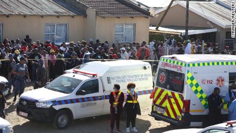 Authorities said four of them remain in critical condition after the pub tragedy in South Africa