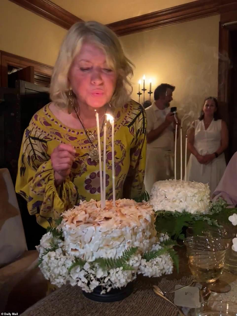 Her Birthday: Guests Enjoy Her Chardonnay, 19 Martha Chard Crimes, as well as boyfriend Molly Chapelt Cabernet Sauvignon
