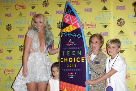 Britney Spears with the Kids Teen Choice Awards, Press Room, Los Angeles, USA - August 16, 2015