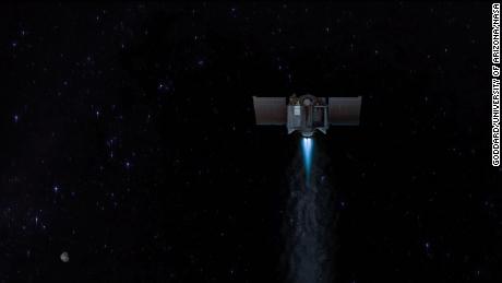 A NASA spacecraft carrying a sample of a history-making asteroid is now heading towards Earth