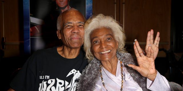 Kyle Johnson often attended "Star Trek" Agreements With Mother Nichelle Nichols (Seen in 2019).  He said her last mission in deep space would be a true honor.