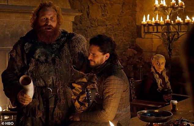 Reminds us: The incident is reminiscent of the Starbucks cup clearly seen in the dinner scene during the fourth episode of Game of Thrones Season 8