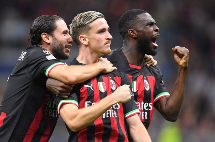 Milan celebrate