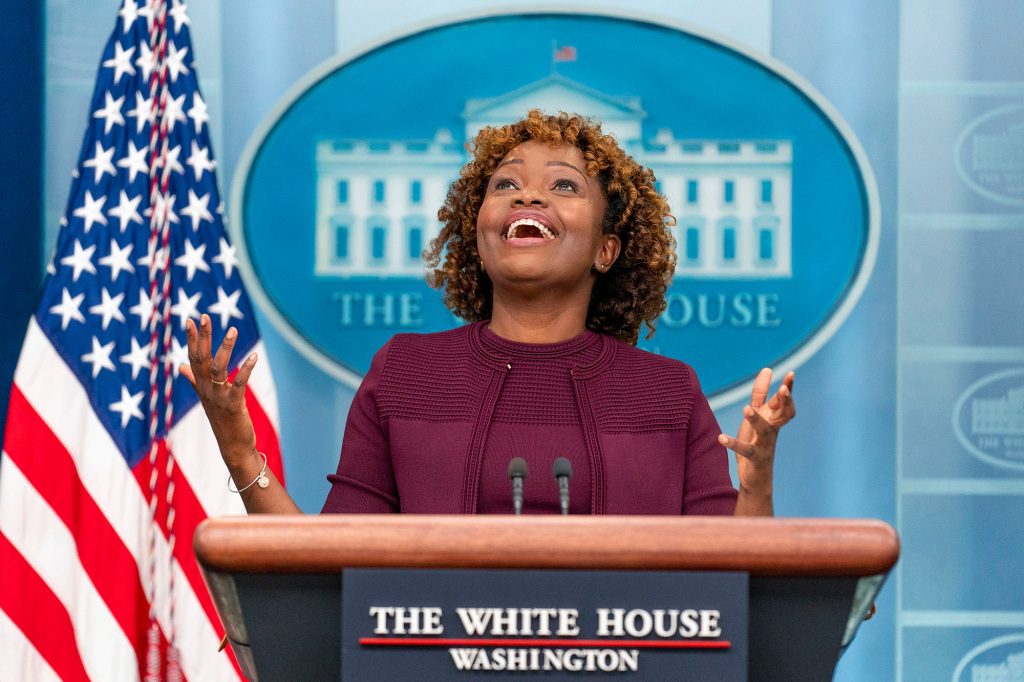 White House Press Secretary Karen Jean-Pierre