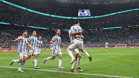 A Lionel Messi penalty gave Argentina a 2-0 lead in the second half.